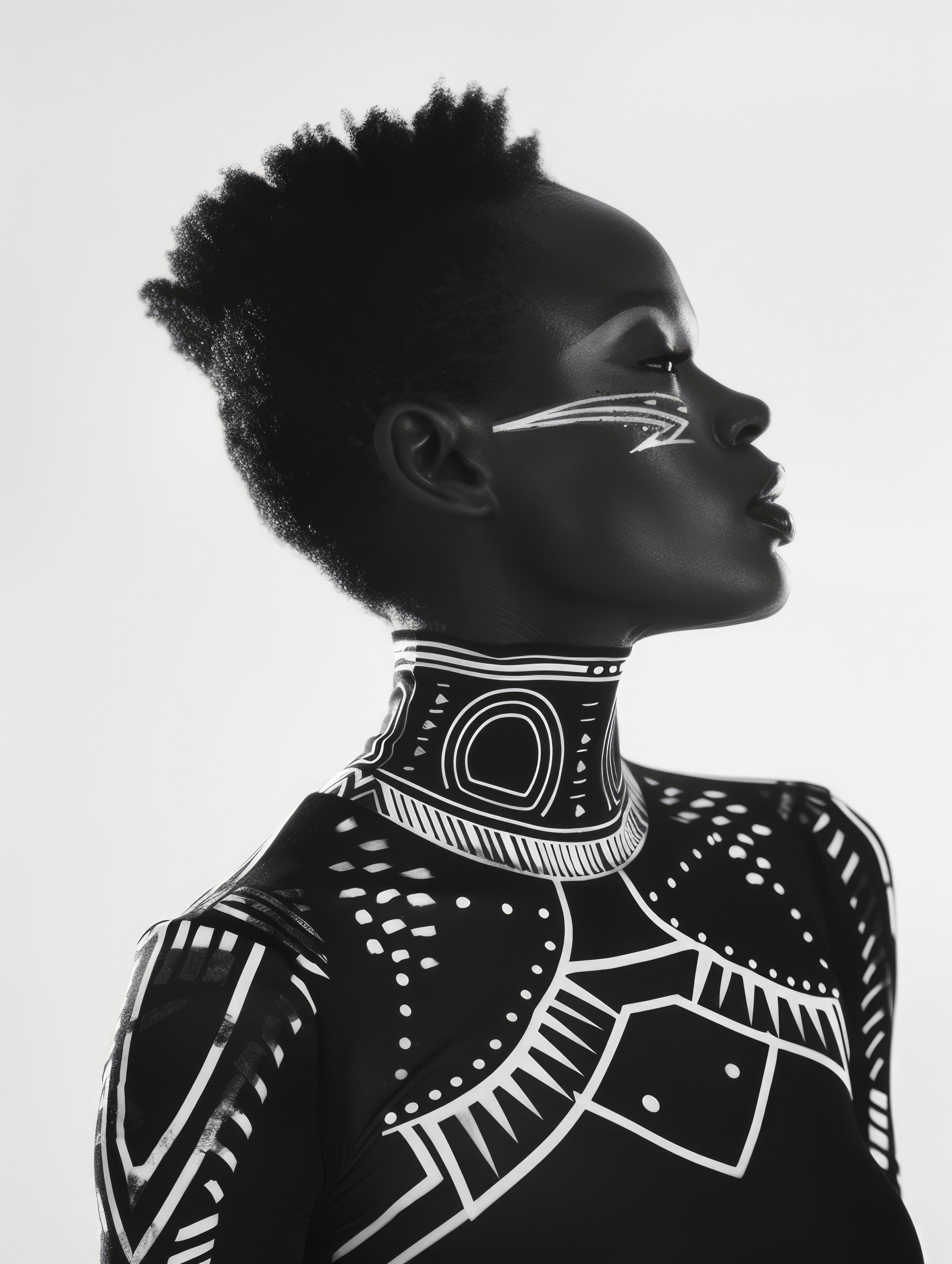 Afro-futurist portrait from the NIA stylescape